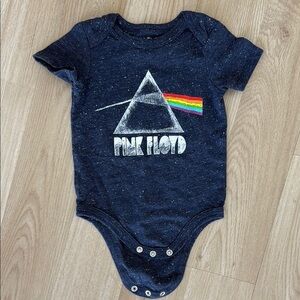 Pink Floyd Dark Blue Bodysuit with Rainbow Prism